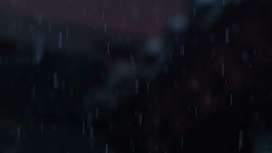 雨中武当山角落原片视频素材模板下载
