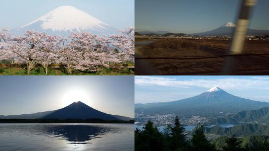 【合集】日本 富士山 风景 旅游 自然 美景