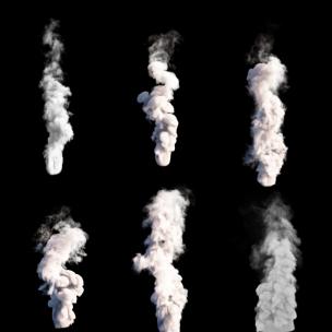 6组烟雾合集 蒸汽 浓烟 alpha通道