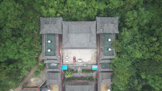 航拍惠州罗浮山延庆寺