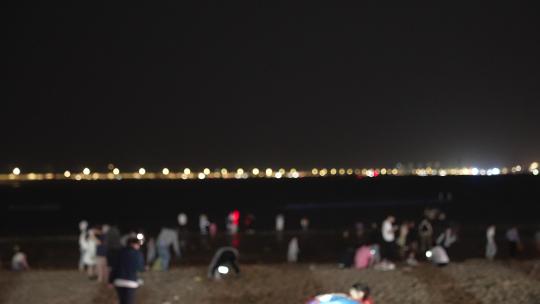 连云港沙滩夜景