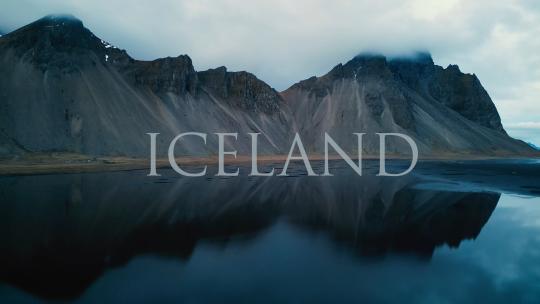 4K无人机航拍冰岛(iceland)视频素材模板下载