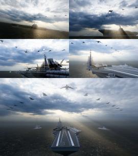 福建号福建舰航空母舰航母八一建军节军舰高清在线视频素材下载