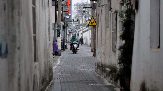 苏州平江路老街慢生活素材