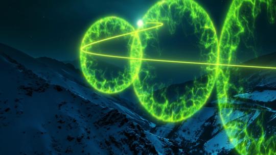 飞行音爆冲击波视频素材