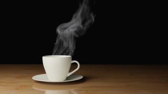 咖啡热气蒸汽烟雾 素材+工程