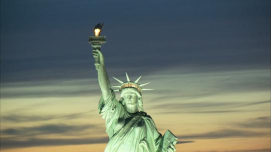 美国自由女神像视频素材模板下载
