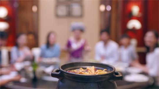 贵州宴席黔宴美食高清在线视频素材下载