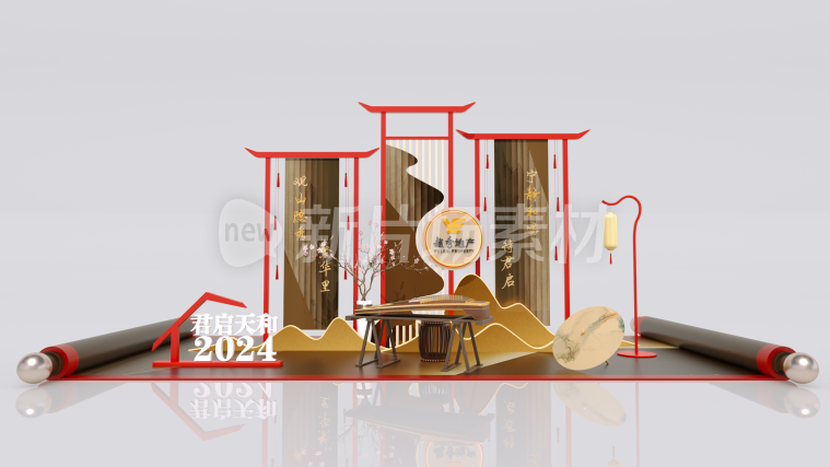 地产发布会美陈DP点