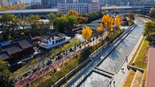 郑州金水河改造后