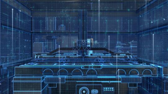 科技工业智慧工厂新能源生产线