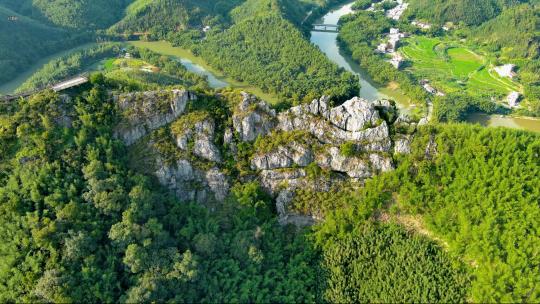 广宁县马骝山风景6高清在线视频素材下载