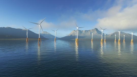 海上大型风力涡轮机发电2