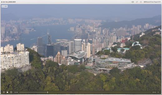 香港太平山顶 HLG H.265 MOV 航拍原素材02
