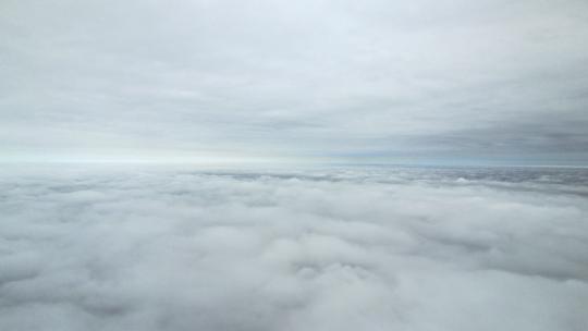 4K大疆航拍穿越云海云雾