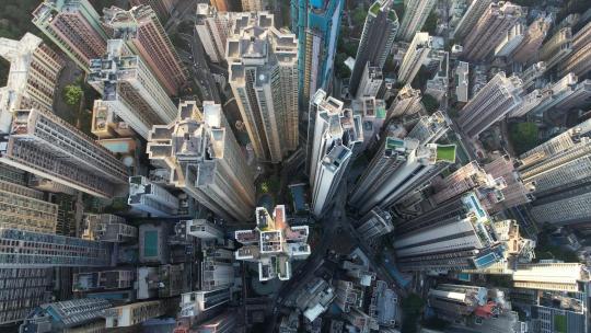 香港密集的高楼