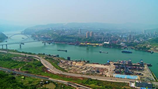 长江港口码头物流运输