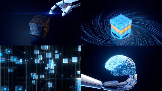 人工智能AI智能科技感视频素材