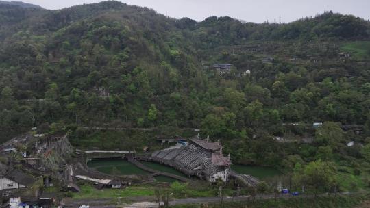 都江堰景区航拍