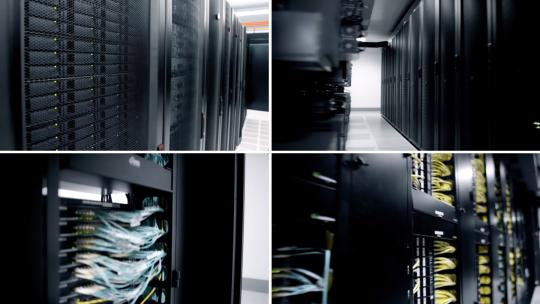 大数据云计算中心服务器机房视频素材模板下载