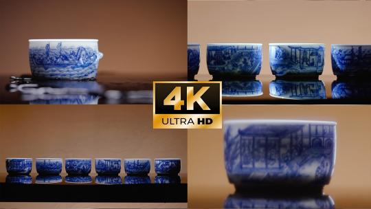 博物馆瓷器青花瓷官窑景德镇高清在线视频素材下载
