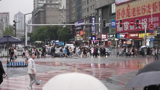 长沙黄兴步行街街景