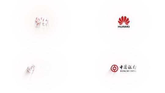 企业logo展示 描边logo folder高清AE视频素材下载