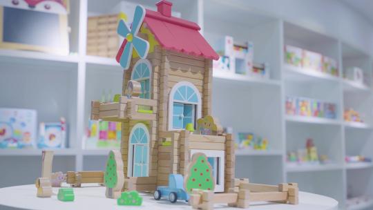 4K木旋玩具木头工艺玩具S-Log素材