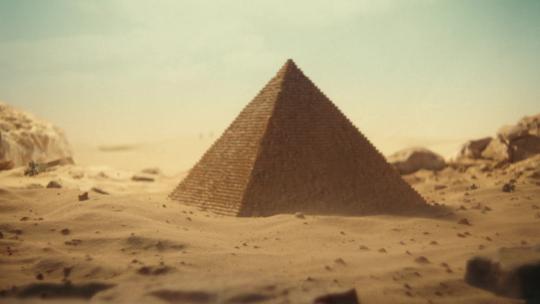 埃及金字塔航拍视频素材模板下载