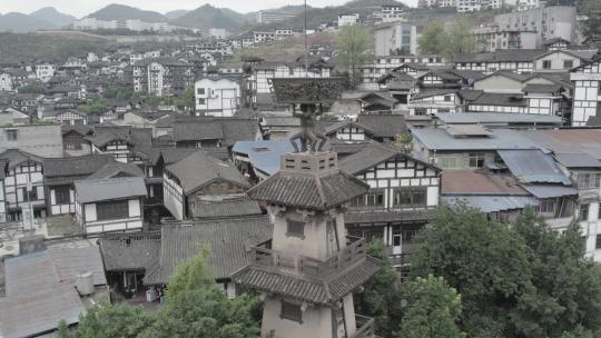 贵州茅台镇中国酒文化铖博物馆航拍风景景观