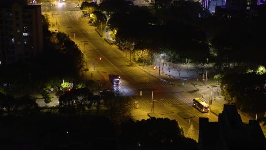 4K城市夜晚车流延时摄影