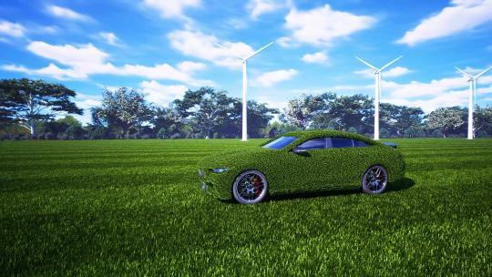 新能源汽车 绿色发展战略  低碳环保视频素材模板下载