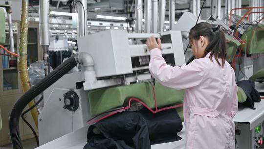 服装厂车间实拍素材合集