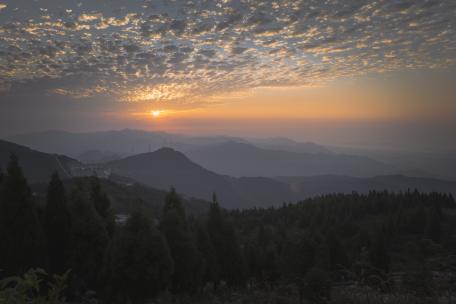 九宫山日出