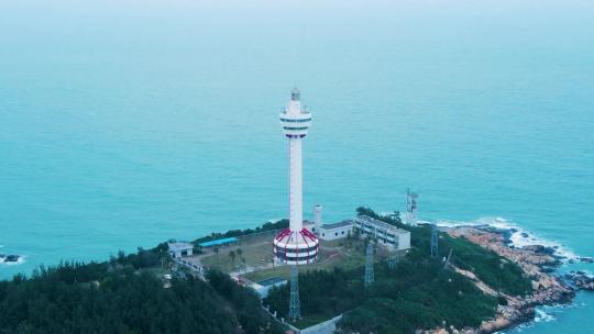 海南省文昌市木兰湾航拍海岸线风景