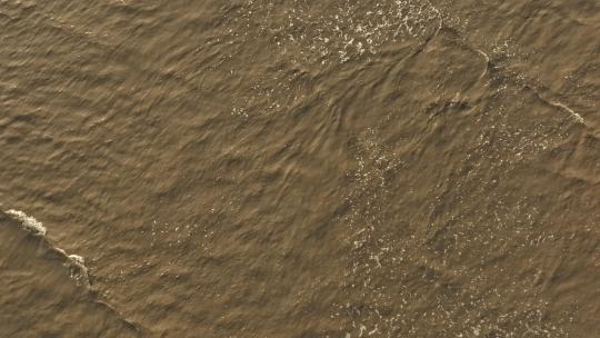 波光粼粼金色水面湖面江面湖水河流黄昏波光视频素材模板下载