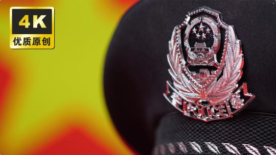 警服警帽警徽 中国人民警察扫黑除恶
