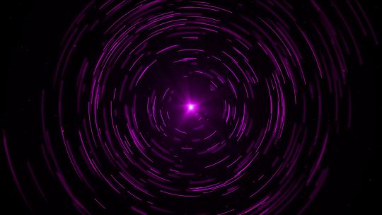 紫色星轨旋转动画AE模板
