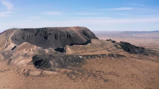 4k航拍内蒙古乌兰哈达火山