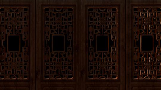 窗 中式窗 门 中式门 国风 国风门 开门