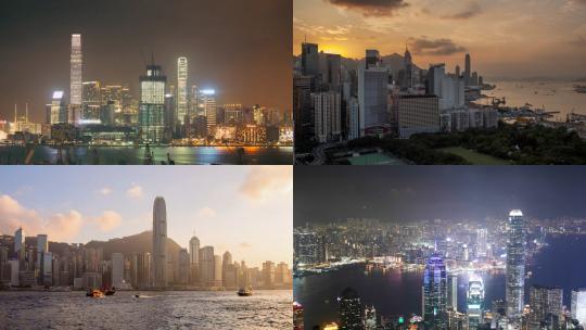【合集】香港建筑航拍城市宣传片