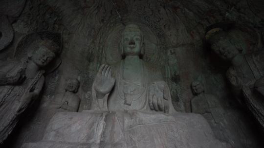 洛阳龙门石窟宾阳中洞