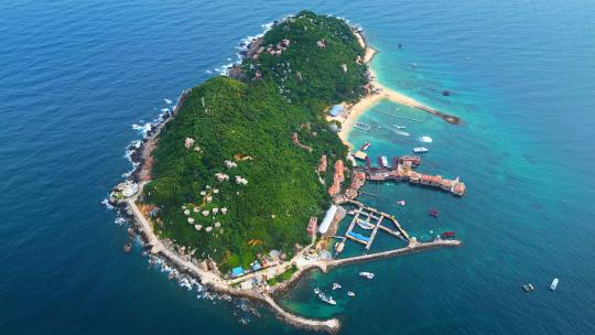 海南分界洲岛旅游区航拍4K