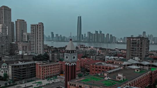 武汉江岸区平和打包厂旧址延时摄影