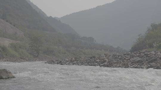 贵州茅台赤水河航拍风景山水酒都旅游河谷水