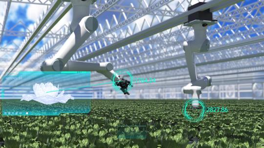 现代农业 生物科技 种植 机器人AE视频素材教程下载