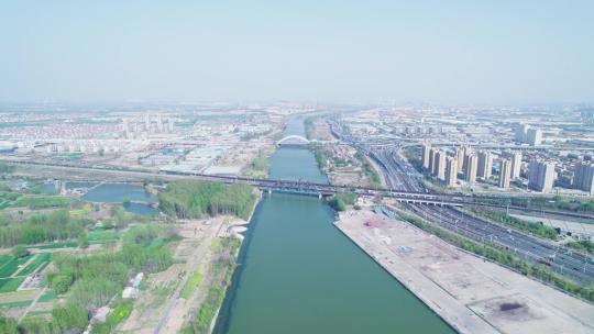 徐州市京杭大运河航拍