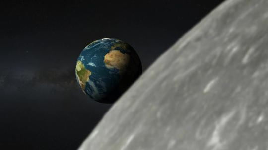 地球月球的动画
