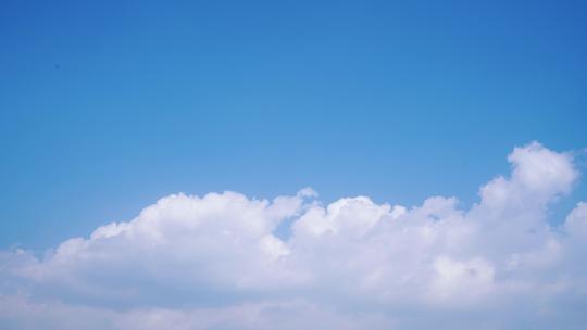 天空云朵延时天空小清新蓝天白云延时