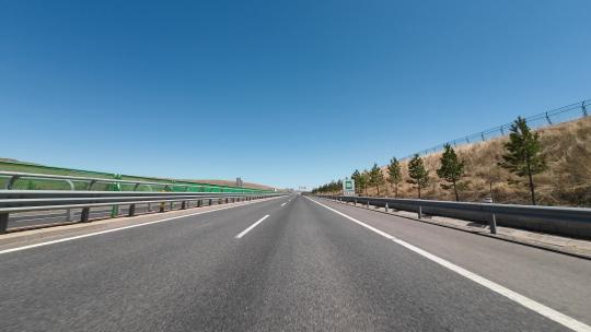 车窗外风景 开车 汽车开车 第一视角